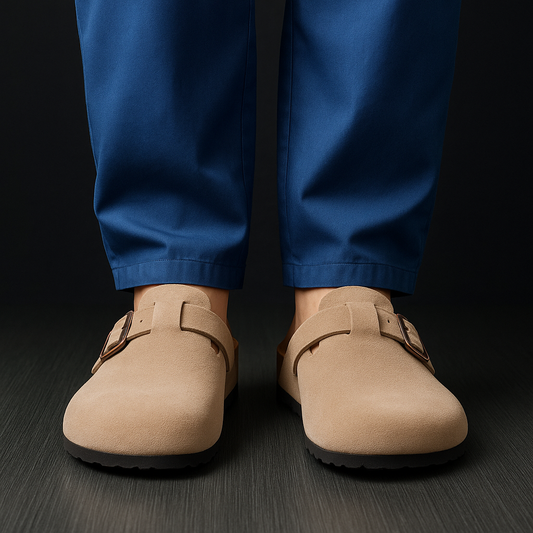 Zamira Genuine Suede Clogs