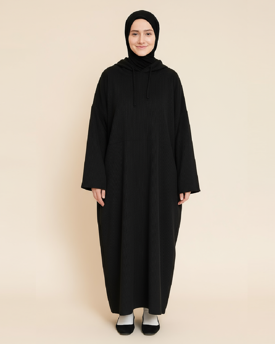 Sukoon Hooded Curduroy Abaya