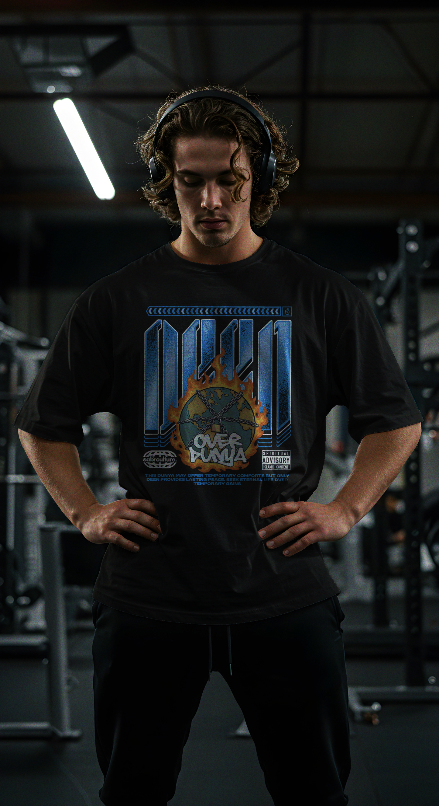 Deen over Dunya Oversized T-shirt