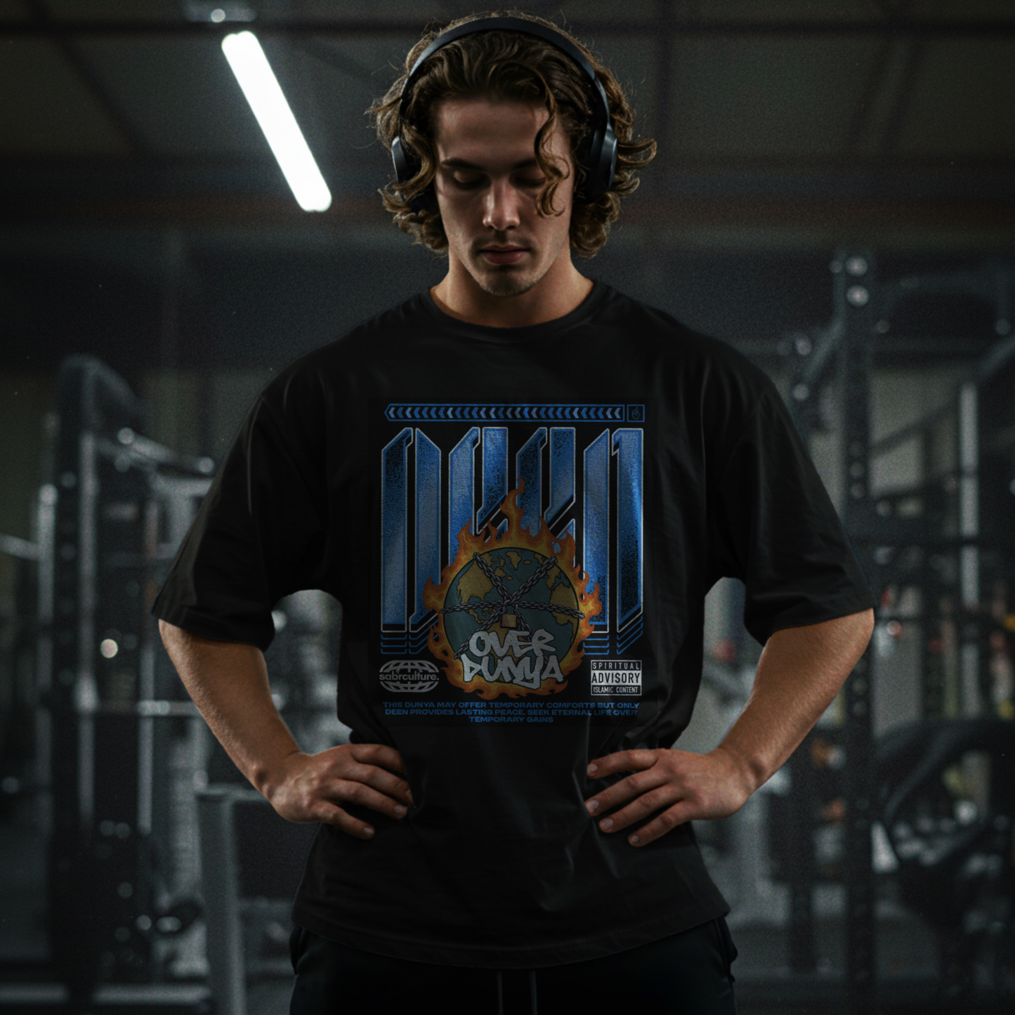 Deen over Dunya Oversized T-shirt