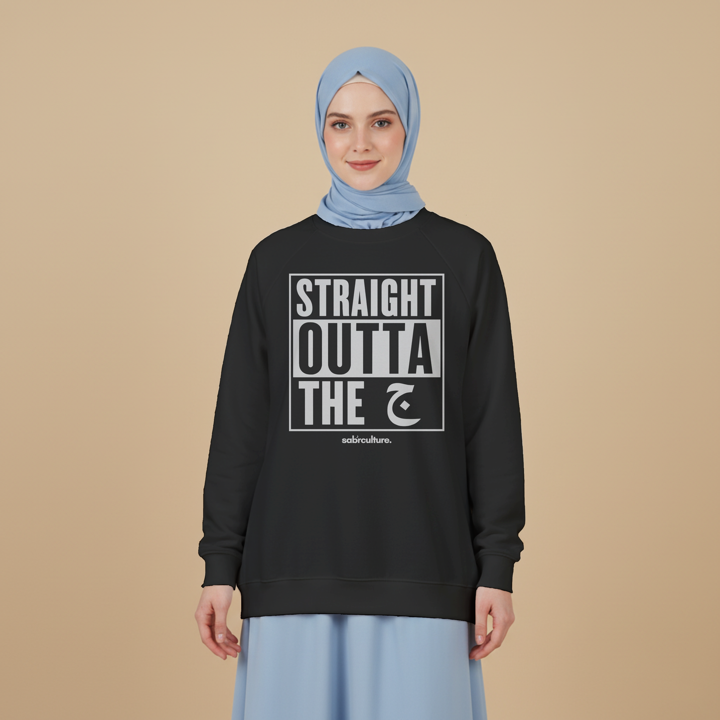 Straight outta the gym Oversized Fleece Sweatshirt
