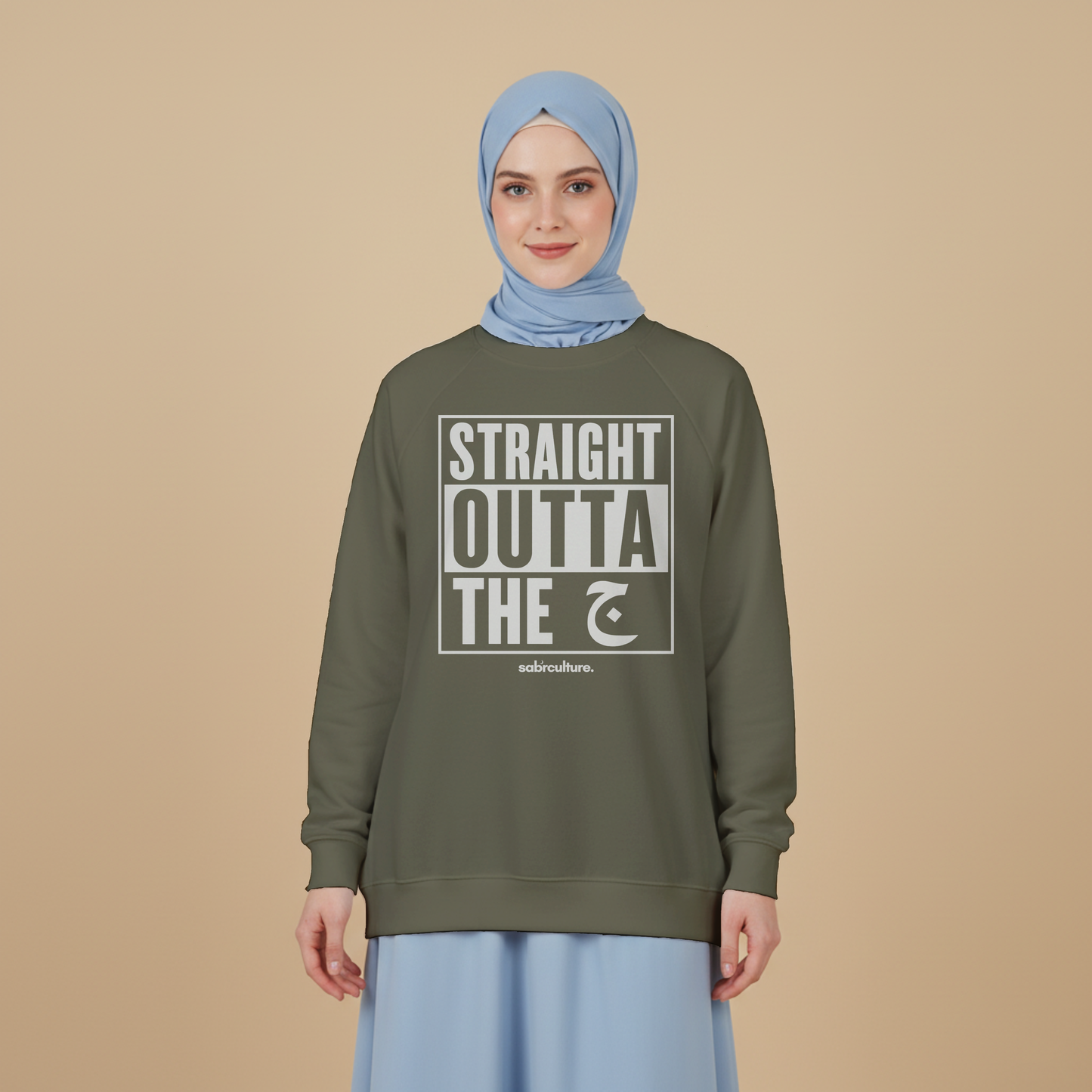 Straight outta the gym Oversized Fleece Sweatshirt
