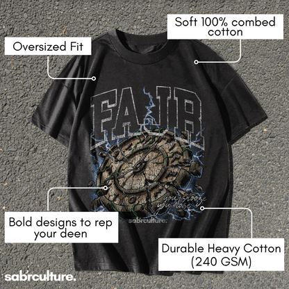 Fajr: You Snooze, You Lose Oversized T-shirt