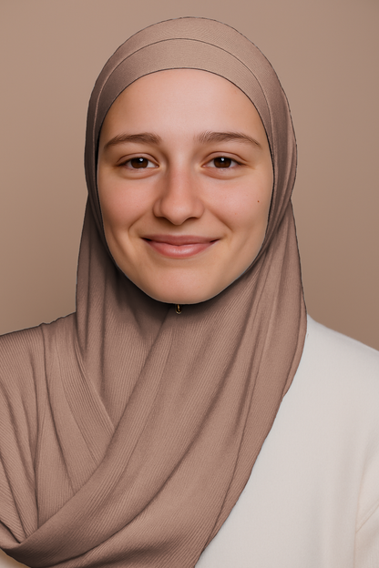 Nura Bamboo Ribbed Jersey Hijab