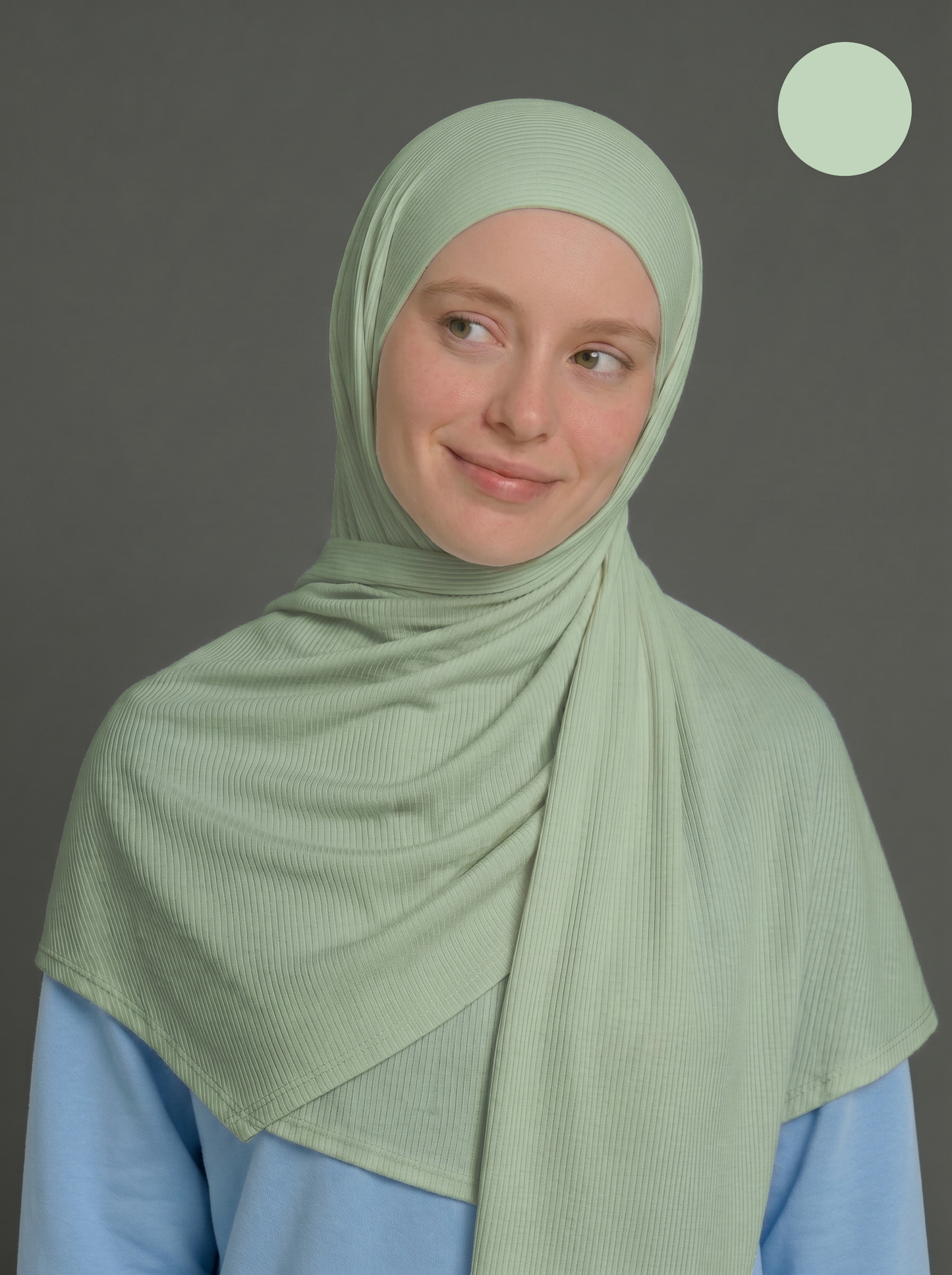 Nura Bamboo Ribbed Jersey Hijab