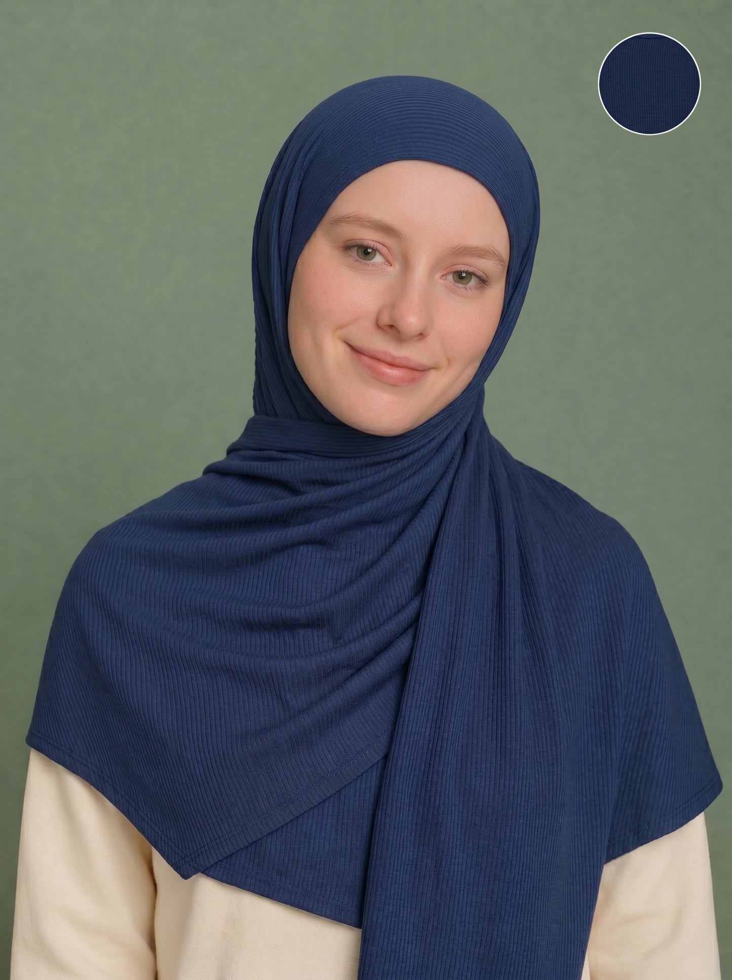Nura Bamboo Ribbed Jersey Hijab