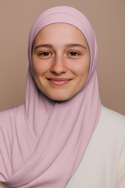 Nura Bamboo Ribbed Jersey Hijab