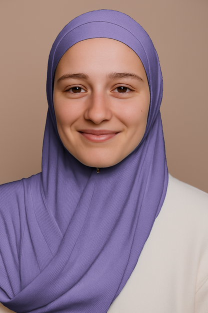 Nura Bamboo Ribbed Jersey Hijab