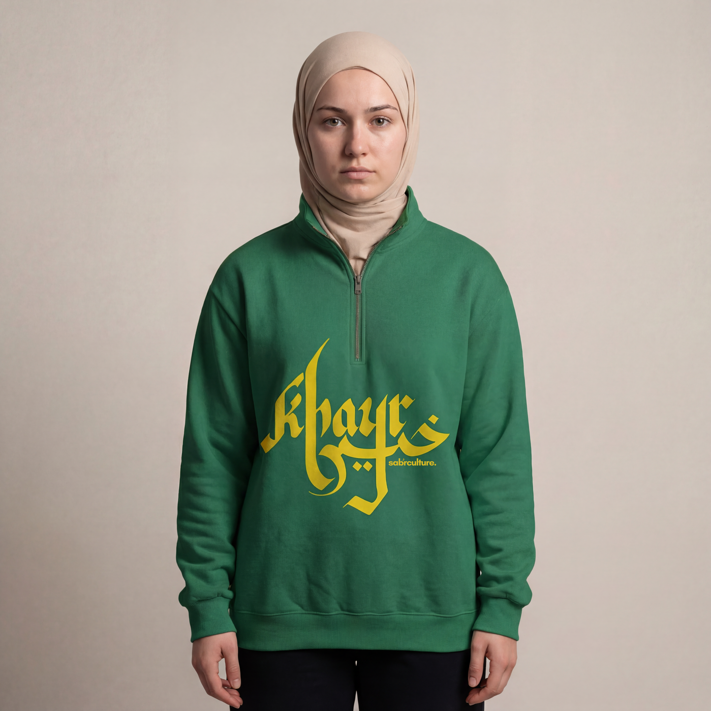 Khayr Quarter Zip Sweatshirt