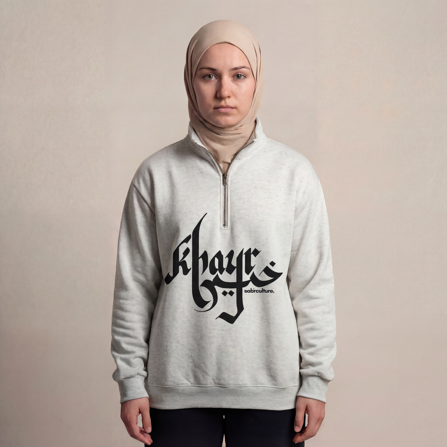 Khayr Quarter Zip Sweatshirt