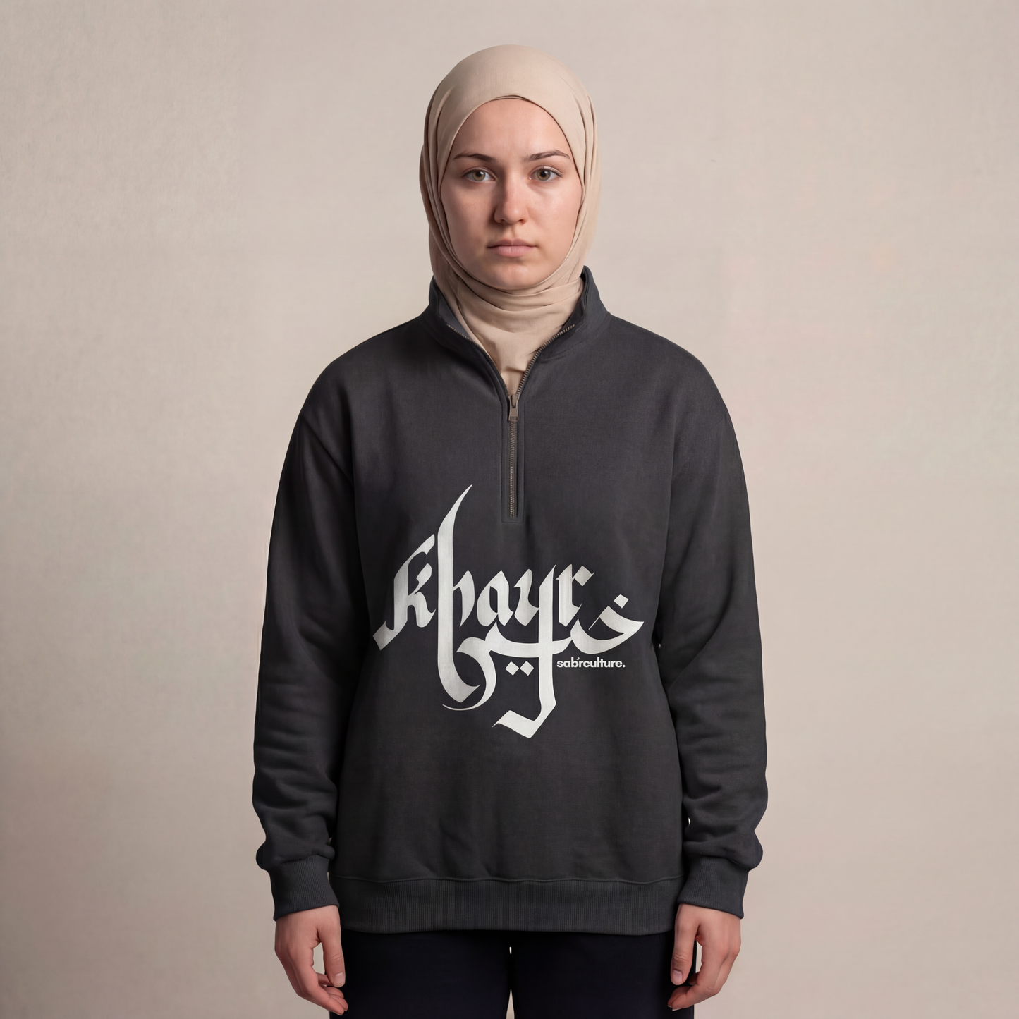 Khayr Quarter Zip Sweatshirt