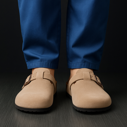 Zamira Genuine Suede Clogs