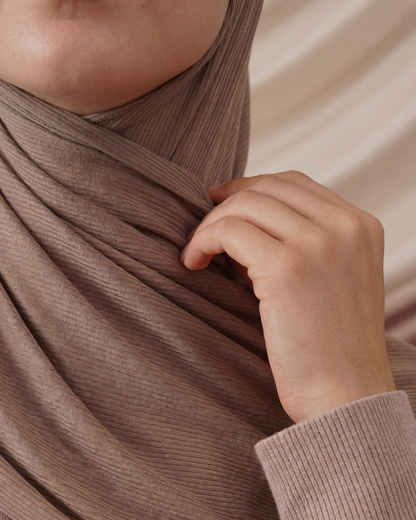 Nura Bamboo Ribbed Jersey Hijab