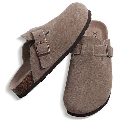 Zamira Genuine Suede Clogs