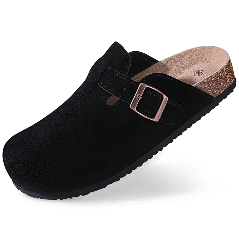 Zamira Genuine Suede Clogs