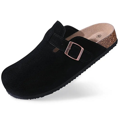 Zamira Genuine Suede Clogs