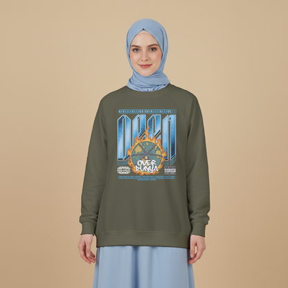 Deen over Dunya Oversized Fleece Sweatshirt