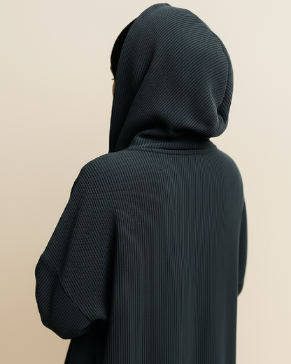 Sukoon Hooded Curduroy Abaya