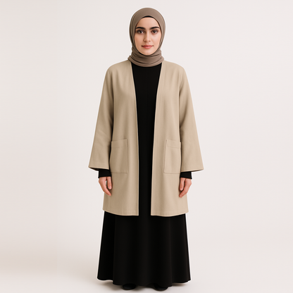 Nadrah Long Cardigan