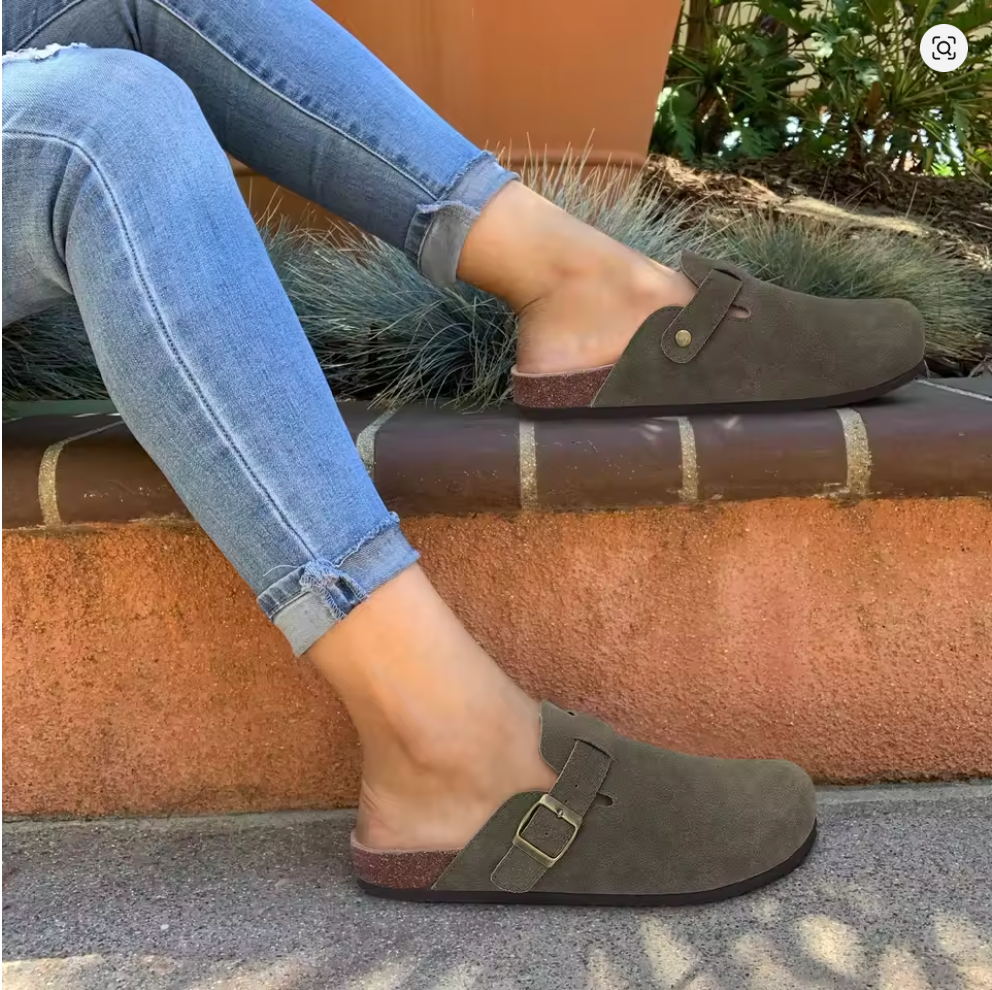 Zamira Genuine Suede Clogs