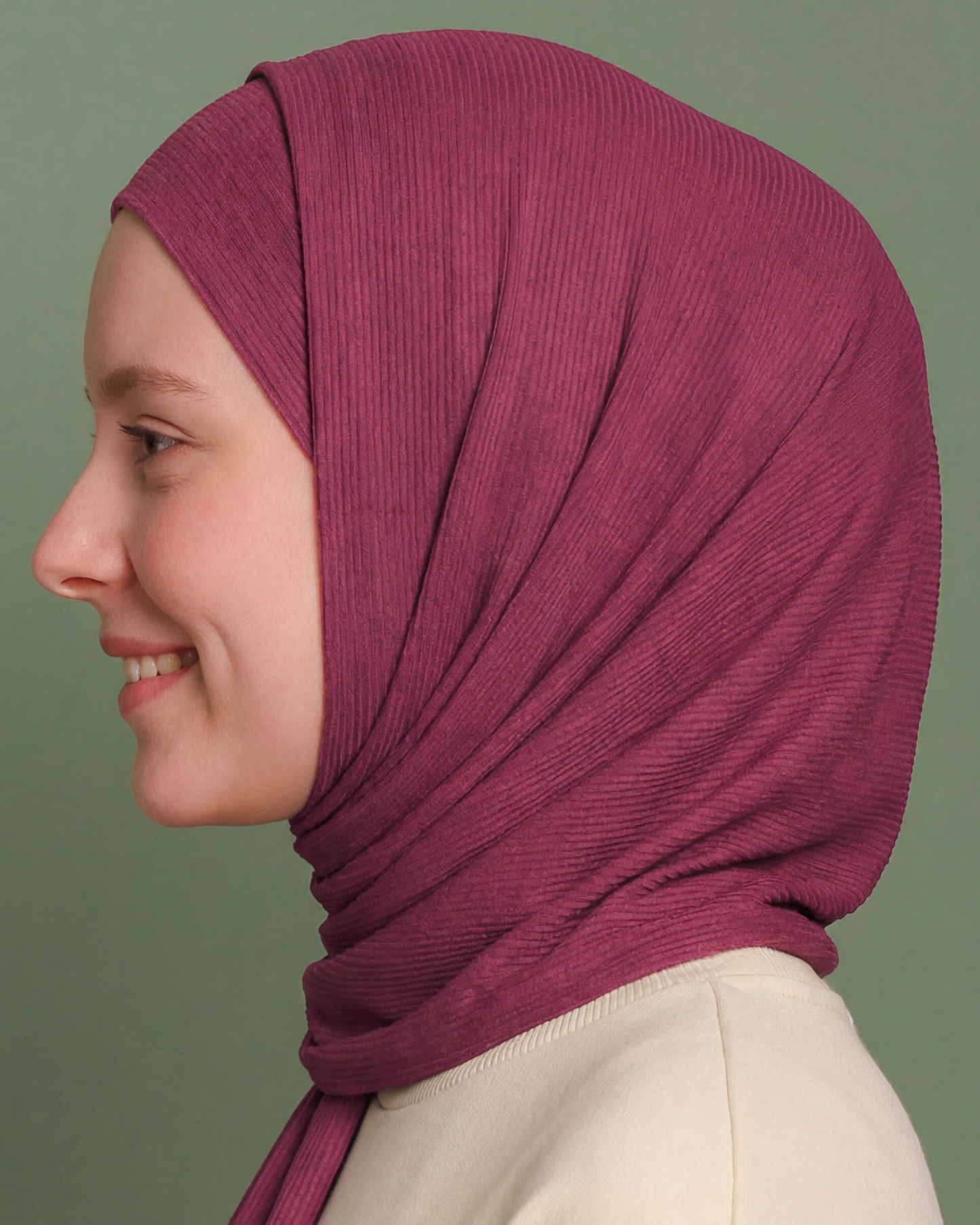 Nura Bamboo Ribbed Jersey Hijab
